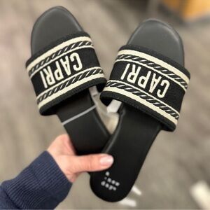 A New Day Women's Capri Nat Slide Sandals Size 8